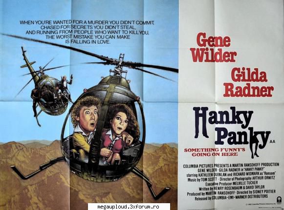 hanky panky (1982) hanky panky (1982)o femeie fratelui și unui martor ocular erou, este ntr-o