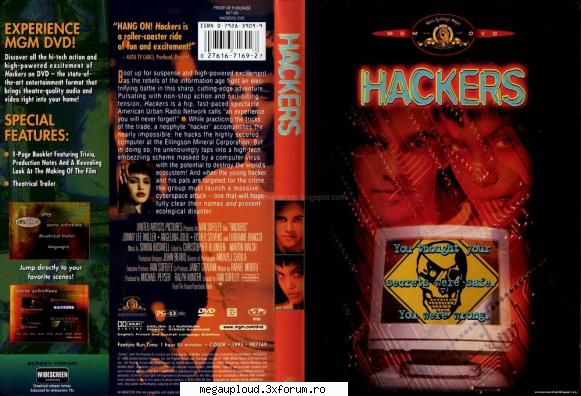 hackers (1995) hackers murphy, pusti este arestat serviciile secrete americane dupa scrie virus