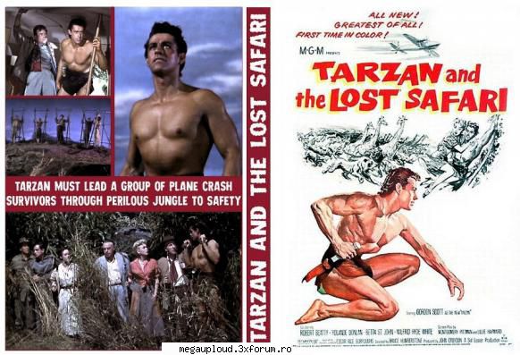tarzan and the lost safari (1957)

 cei 5 ai unui avion, n urma acestuia n jungla şi sunt de