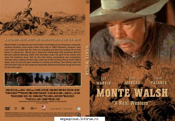 monte walsh (1970) monte walsh walsh este cowboy care zilele terminate ale erei srma și