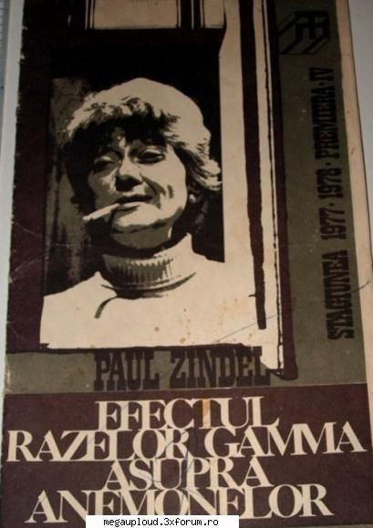 efectul razelor gamma asupra anemonelor (1977) teatru efectul razelor gamma asupra anemonelor