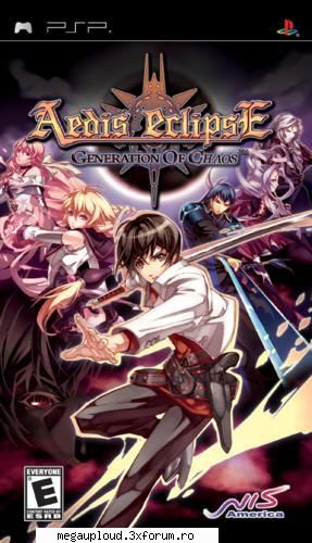 aedis eclipse: generation chaos psp iso