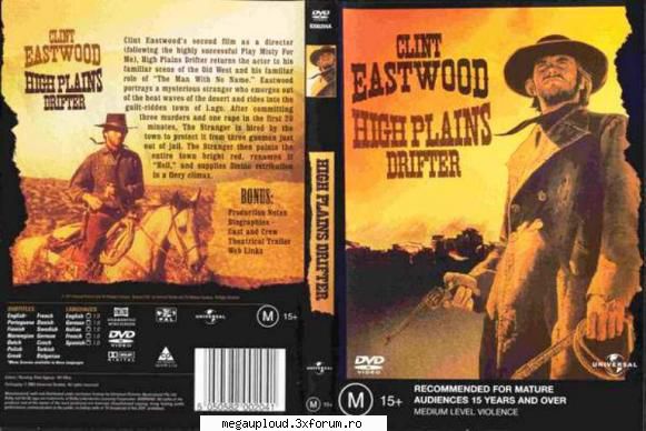 high plains drifter 1973 dvd high plains drifter 1973 dvd clint eastwood isi pune inca data amprenta