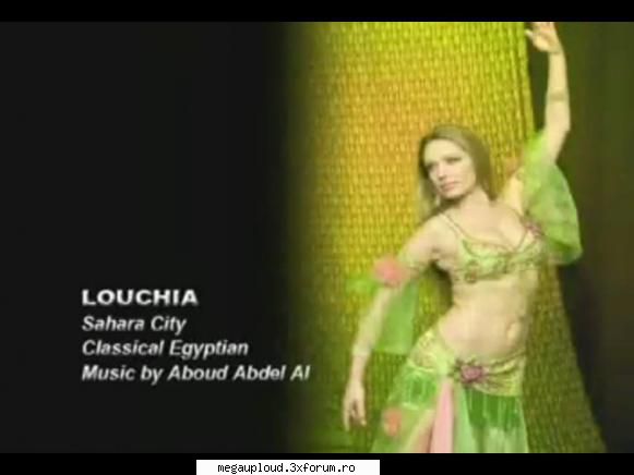 belly dance oriental dance video) louchia egyptian dance            