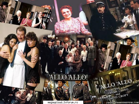 'allo 'allo! tv 

 

serial englez (bbc), celebru prin anii ' 80. rene artois, unei cafenele micute