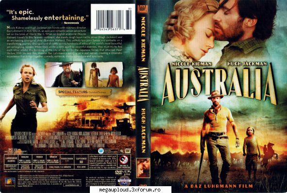 Australia DVD ...original ....NOUTATE - Australia (2008) Cu putina vreme inainte de - FILME