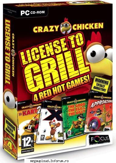 crazy chicken license to grill - 4 in 1
razy chicken license to chicken chicken kart 2
crazy chicken
