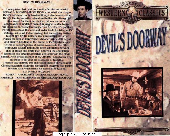 devil's doorway (1950)

 

lance poole, un indian care a luptat �n civil de partea uniunii şi a