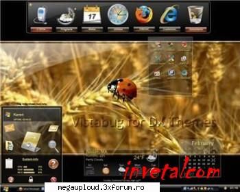 vistabug - a new theme for windows, which makes the design of your operating system in the style of