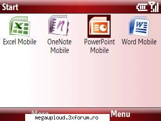 Microsoft Office Mobile 6.1 - PowerPoint Mobile is available for use with - APLICATII PENTRU TELEFOANE