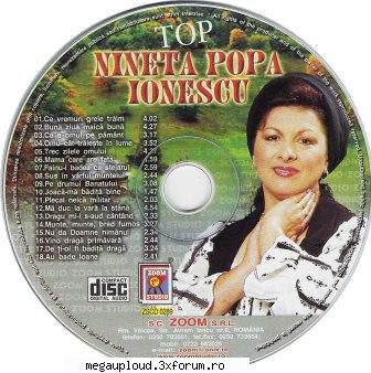 nineta popa ionescu  - top 

01. ce vremuri grele traim 4.02 
02. buna ziua maica buna 4.27
03. ce e