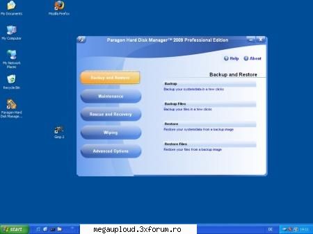 Paragon Hard Disk Manager 2009 Pro - All the necessary tools you need to manage and - PROGRAME PC