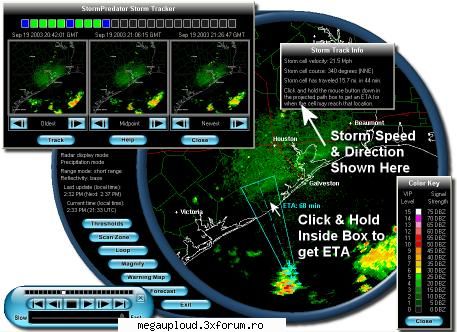 storm predator v3.25 
realistic map topography for all nexrad sites is included as standard, long