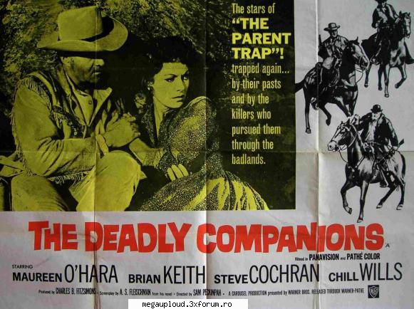 the deadly companions (1961)

 (brian keith), un fost sergent �n armata uniunii este obsedat de lui