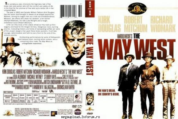 the way west (1967)

 

filmul drumul parcurs de un convoi de la missouri p�nă �n oregon de-a