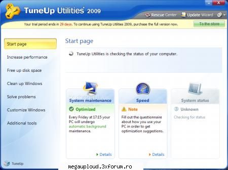 TuneUp Utilities - With TuneUp Utilities, your system will be - PROGRAME PC