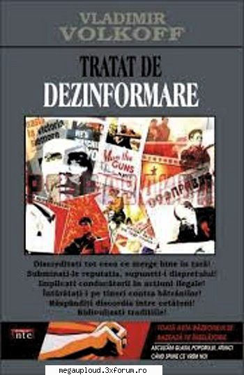 Vladimir Volkoff - Tratat de Dezinformare - TRATAT DE DEZINFORMARE De la Calul Troian - BooK- Carti de CItit