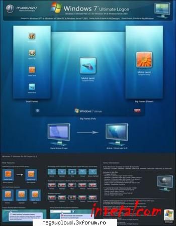 windows 7 logon pack v1.1 windows 7 ultimate logon v1.1 for windows xp & windows server 2003 info:
-