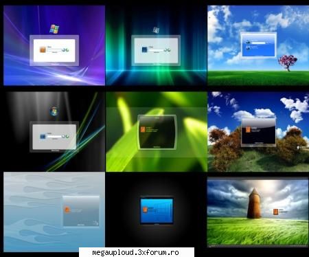 Windows Vista AIO Logon Screen - AIO Logon Screen | 24 Mb Download - WINDOWS
