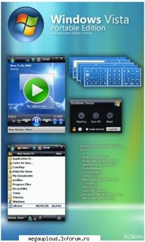 Windows Vista Portable (120MB) - Windows Vista combines the best of work and play - WINDOWS