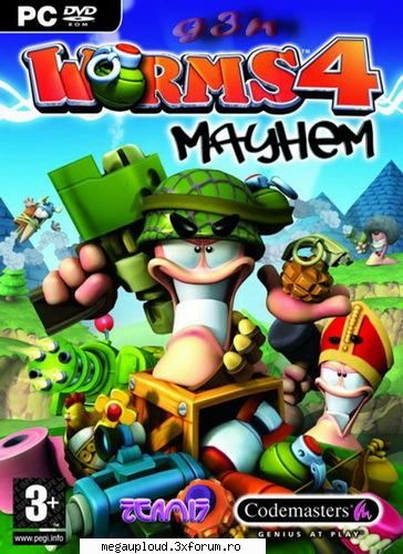 worms 4: mayhem is as infectious and accessible as the classic worms windows directx 9.0c
* pentium