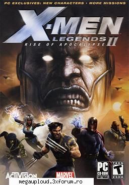 X-Men Legends II: Rise of Apocalypse - Marimea Jocului : 1 . 68 GB Format Imagine : ISO - JOCURI PC