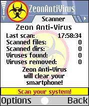 ZeonMobile Anti Virus v1.00 - Zeon Anti-Virus is an antivirus program for - APLICATII PENTRU TELEFOANE