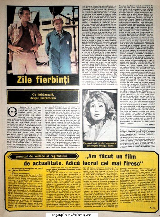 Zile Fierbinti (1976) - TVRip / MP4 283 MB H264 - FILME ROMANESTI