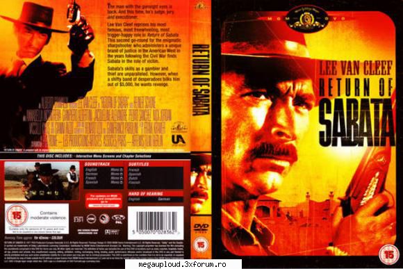 return sabata (1971) return sabata (1971)� tornato sabata... hai chiuso un'altra pistolar sabata